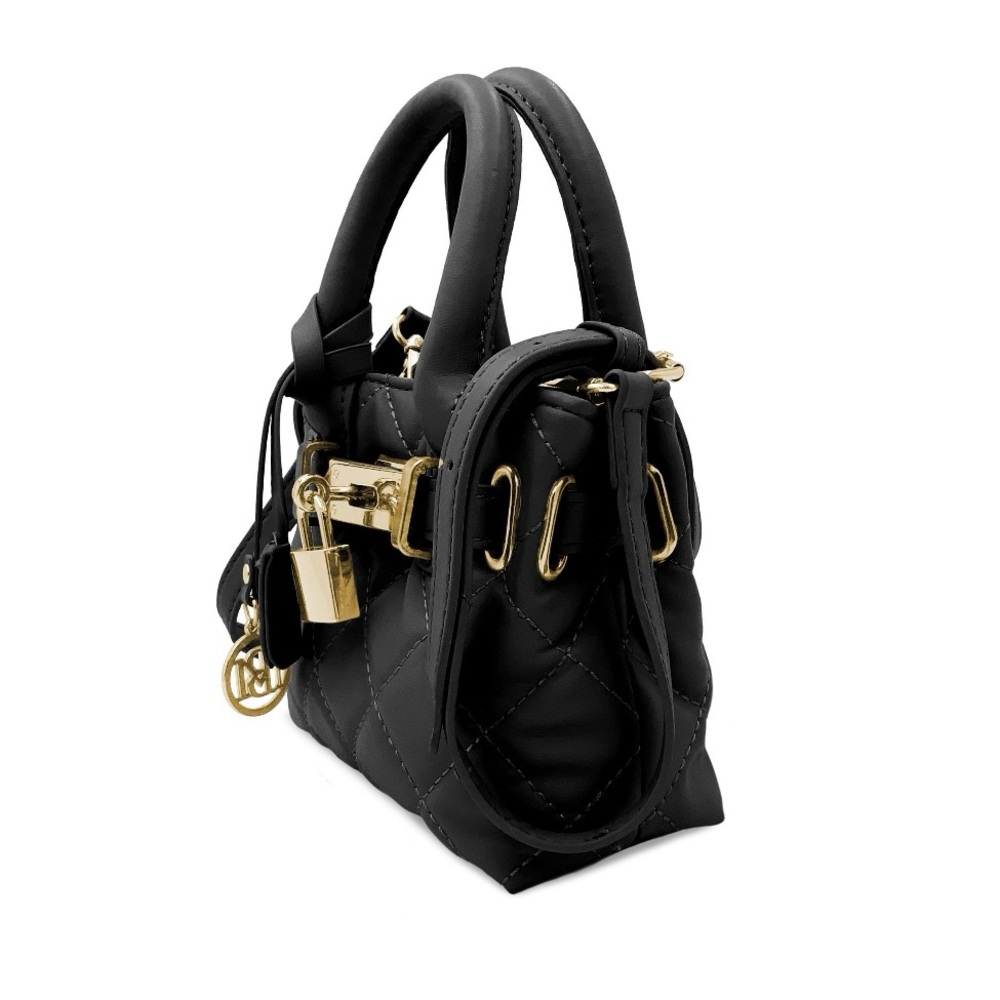 BADGLEY MISCHKA Quilted Mini Tote/Crossbody Bag - Picture 3 of 3